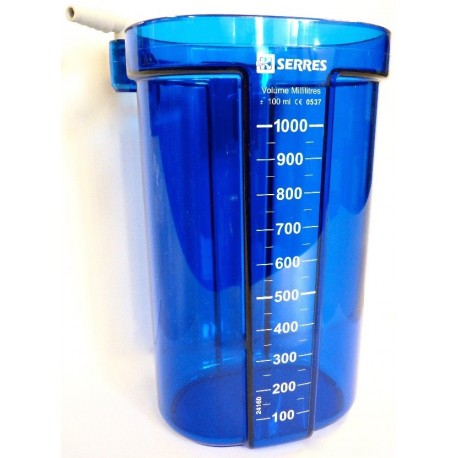 1 Bocal Bleu pour poche - SERRES