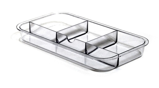 [IMS-1421] IMS Tub Plateau with transparent compartments for IMS Tub plastic tray - Hu-Friedy - Delynov