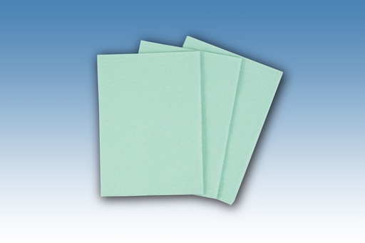 [30.B0026.00] x500 serviettes en plastique 3 épaisseurs Salvet cm 48x33 vert - Omnia - Delynov