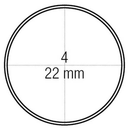 [110125] MIRRORS N.4 PLANE - 12 pcs (110125) CORICAMA  - Delynov