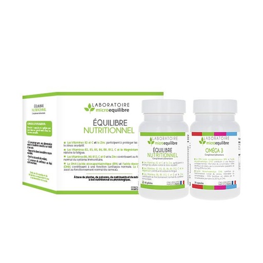 [equinutri] Complément alimentaire Equilibre Nutritionnel (equinutri) - Laboratoire Microequilibre - Delynov