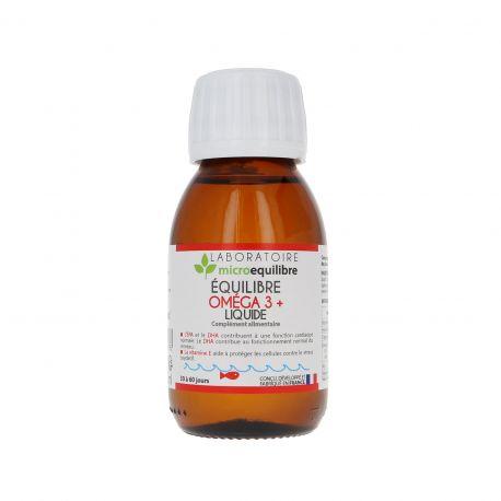 [equiomega] Complément alimentaire équilibre oméga 3 liquide (equiomega) - Laboratoire Microéquilibre - Delynov