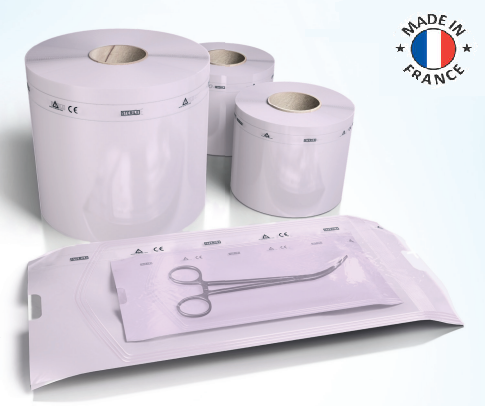Sterilization adhesive sachets (various sizes) - Made in France by STERIMED - Delynov,