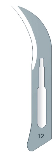 [70.T1012] Sterile Disposable Scalpel Blade - Omnia - Delynov