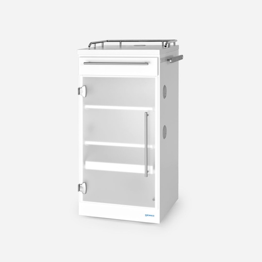 [100103] Medical cart model D5 50x50x108 cm (D5) DEMED - Delynov