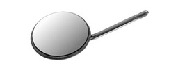 [24.067.22] X12 Mirror with mouth. TITANIUM. Front-Surface - Helmut ZEPF