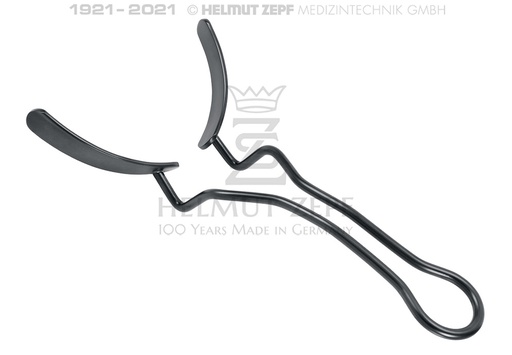 [37.454.00TI] Onyx cheek and lip retractor for oral and dental surgery - Helmut Zepf (37.454.00TI) - Delynov