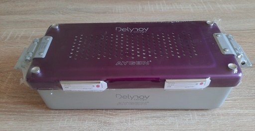 [C2jaune] Container perforé 315 x 132 x 63 mm - violet- Aygün - Delynov