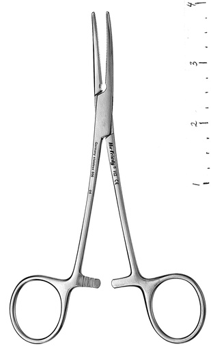 [H2] Hemostatic Forceps Kelly No. 2 14cm Curved - Hu-Friedy - Delynov