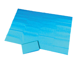 [HY-604] 🔵 DRAPS STERILES 75x90CM BLEU (1 carton de 4 boites de 50 pièces) - Hygitech - Delynov 