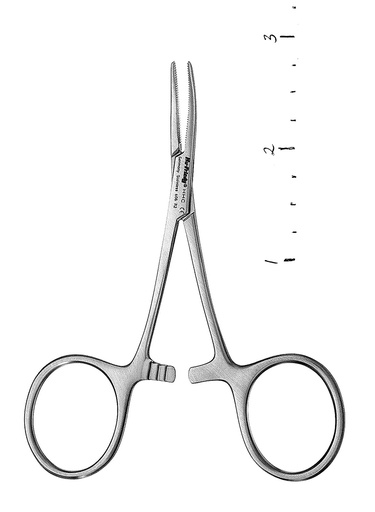 [HHC] Pince hémostatique Hartmann 10 cm courbée - Hu-Friedy - Delynov