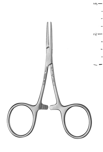 [HHS] Hartmann Hemostatic Forceps 10 cm Straight - Hu-Friedy - Delynov