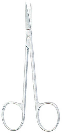 [70.K4018] Straight Scissors for 11.5 cm Iris - Omnia - Delynov