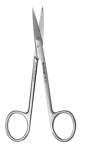 [S6] Ciseaux Wagner #6 courbés dentés 11,5cm