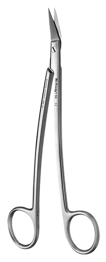 [S9] Dean #9 scissors curved serrated 16.5cm
