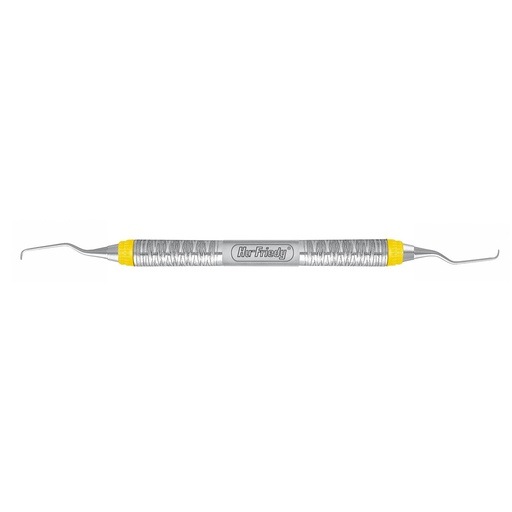 [SAS5/675] Curette Gracey #5/6 manche #7 MF oral/labial jaune