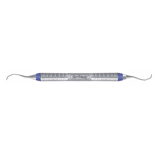 [SG13/1478] Curette Gracey #13/14 manche #7 distal bleu