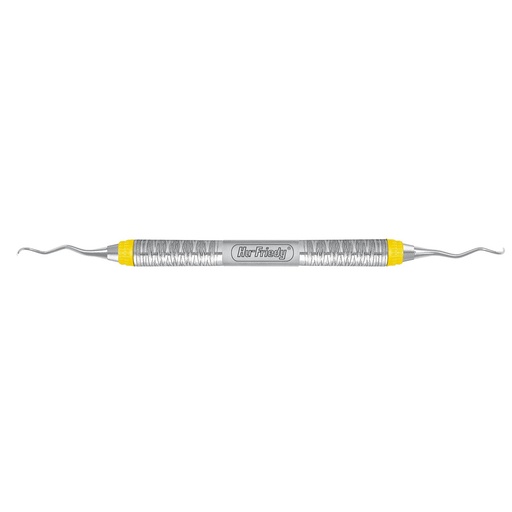 [SG215/1675] Gracey curette #215/216 handle #7 conv-conc yellow