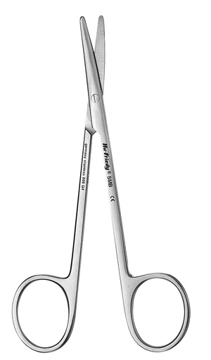 [SMB] Ciseaux Metzenbaum baby 12,5cm courbés ronds