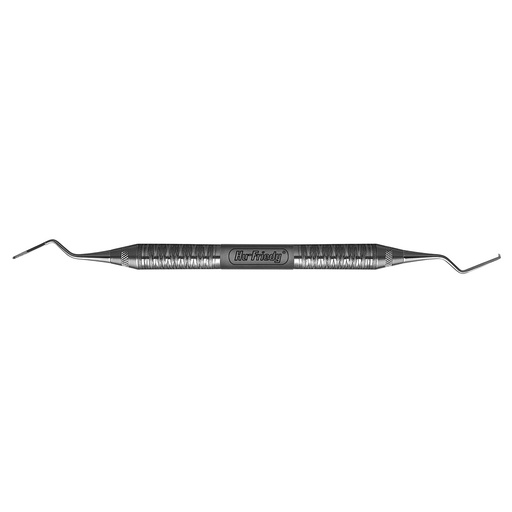 [SQBL16] Curette furcation Quétin #1 manche #6 bucal lingual 0,9mm