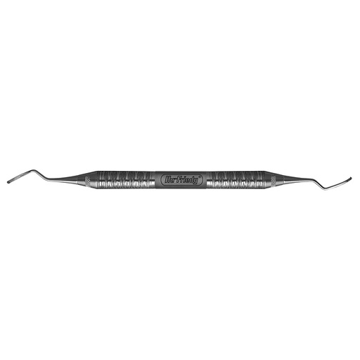 [SQBL26] Curette furcation Quétin #2 manche #6 bucal lingual 1,3mm