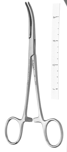[HKRC] Hu-Friedy Kelly 16 cm Curved Hemostatic Forceps - Delynov