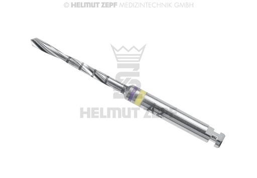 [08.523.13] Surgical drill for bone drilling, diameter 1.3mm, depth 12mm, figure A2001 - Helmut Zepf (08.523.13) - Delynov
