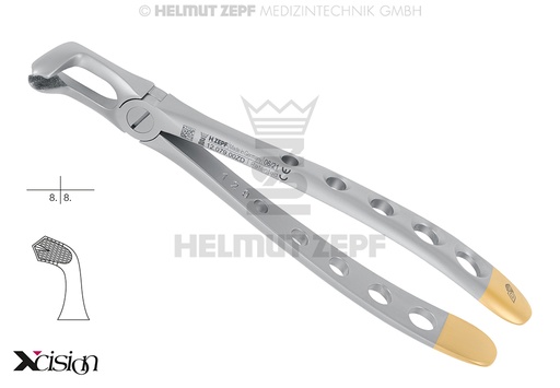 [12.079.00ZD] Daviers d'extraction pour dents de sagesse inférieures, modèle anglais, figure 79 - Helmut Zepf (12.079.00ZD) - Delynov