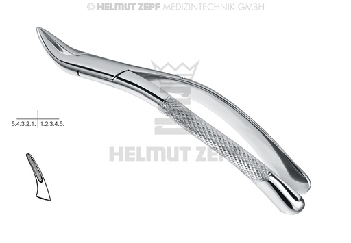 [14.069.00] Surgical dental extraction forceps, American pattern type Fig. 69 - Helmut Zepf (14.069.00) - Delynov