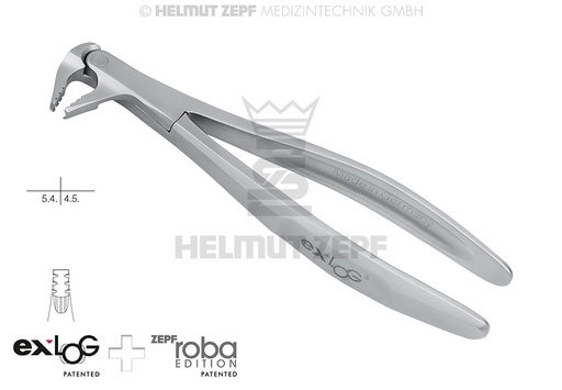 [15.213.00] Surgical dental extraction forceps for lower premolars, figure 13 - Helmut Zepf (15.213.00) - Delynov