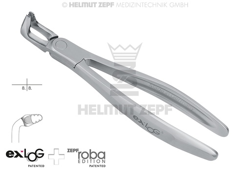 [15.279.90] Davier chirurgical pour extraction des dents de sagesse inférieures Fig. 79A - Helmut Zepf (15.279.90) - Delynov
