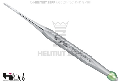 [17.009.01] Syndesmotome droit, extrémité 2,5 mm - Helmut Zepf (17.009.01) - Delynov