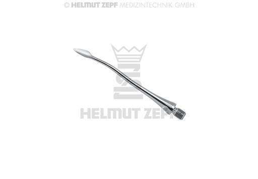 [17.418.02] Desmotome for approximation, mesial curve, 4 mm interchangeable blade - Helmut Zepf (17.418.02) - Delynov