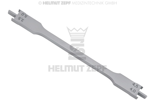 [19.260.00AS] Bracket positioner for .018 slot, stainless steel, length 13 cm - Helmut Zepf (19.260.00AS) - Delynov