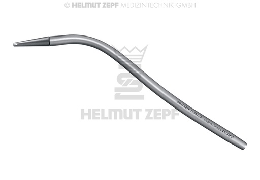 [19.651.14] Sinus surgical aspirator with titanium tip, 3.0 mm diameter - Helmut Zepf (19.651.14) - Delynov