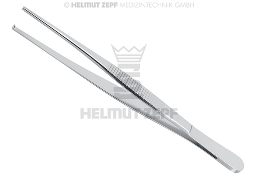[22.400.14] TISSUE FORCEPS 1X2 TEETH, 14.5 CM - Helmut Zepf (22.400.14) - Delynov