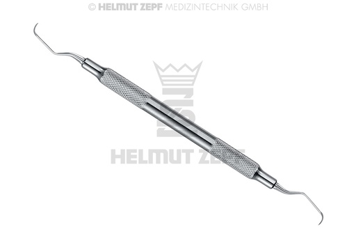 [24.553.05] Langer periodontal curette, fig. 5/6 - Helmut Zepf (24.553.05) - Delynov