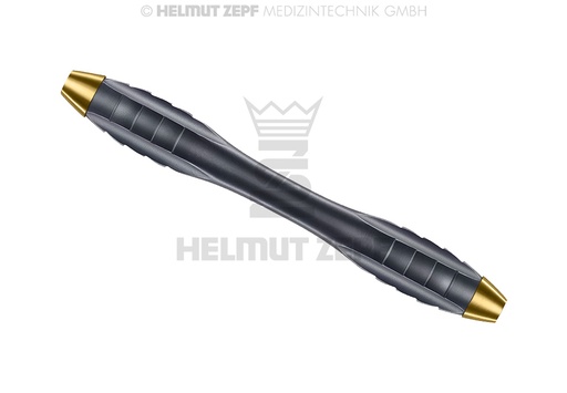 [26.010.01OX] Z-shape relax double-ended surgical handle, M4 x 0.5 mm thread - Helmut Zepf (26.010.01OX) - Delynov