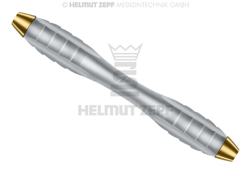 [26.030.01] Spatule Z manche jaune, extrémité concave/convexe pour relaxation des tissus - Helmut Zepf (26.030.01) - Delynov