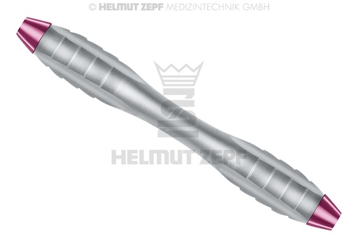 [26.030.03] Z-shape surgical periosteal elevator with relaxing handle, concave cavity, convex scale - Helmut Zepf (26.030.03) - Delynov