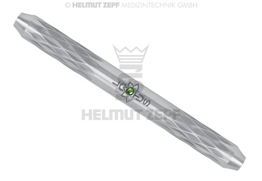 [26.179.50] Stainless steel surgical handle, Lotus design, double-ended exchangeable - Helmut Zepf (26.179.50) - Delynov