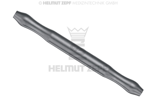 [26.181.01] Titanium surgical instrument handle, double-ended, diameter 9 mm - Helmut Zepf (26.181.01) - Delynov