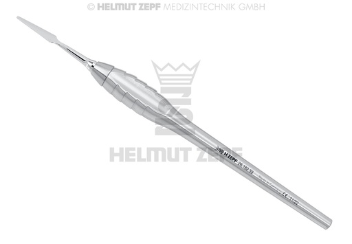 [26.182.38] Z-shaped straight surgical knife with M4x0.5 mm single-ended handle - Helmut Zepf (26.182.38) - Delynov
