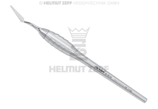 [26.182.40] Z-shaped distal flex Gin surgical knife, single-ended handle, M4 x 0.5 mm - Helmut Zepf (26.182.40) - Delynov