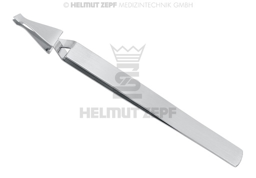 [31.299.99] Orthodontic bracket positioning tweezers, distal end for angulation adjustment - Helmut Zepf (31.299.99) - Delynov