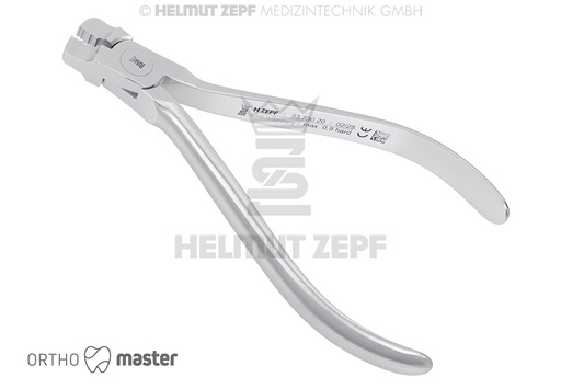 [33.730.20] Lingual wire bending pliers, for wire up to 0.9 mm, hardened steel - Helmut Zepf (33.730.20) - Delynov