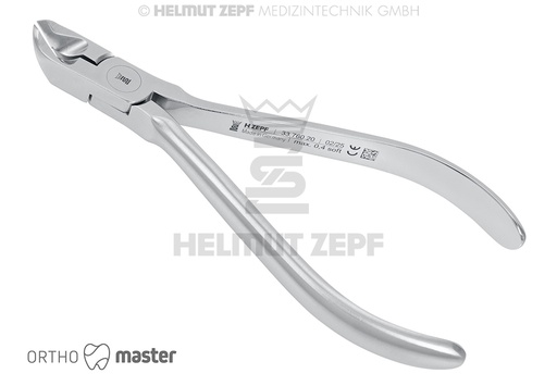 [33.760.20] 45° Angled Surgical Ligature Cutter, for 0.4 mm wire, Soft model, 12 cm - Helmut Zepf (33.760.20) - Delynov