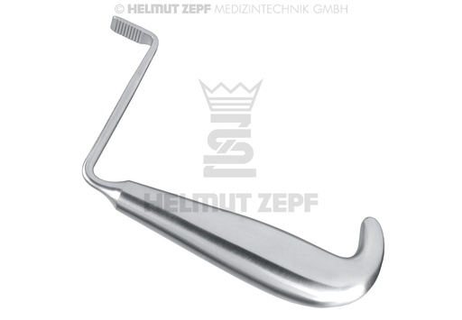 [38.473.15] Tessier surgical mobilization retractor, straight, length 15 cm - Helmut Zepf (38.473.15) - Delynov