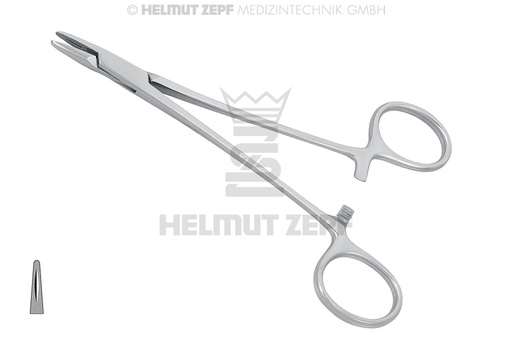 [41.256.14] Porte-aiguille de Mayo-Hegar, longueur 14 cm - Helmut Zepf (41.256.14) - Delynov
