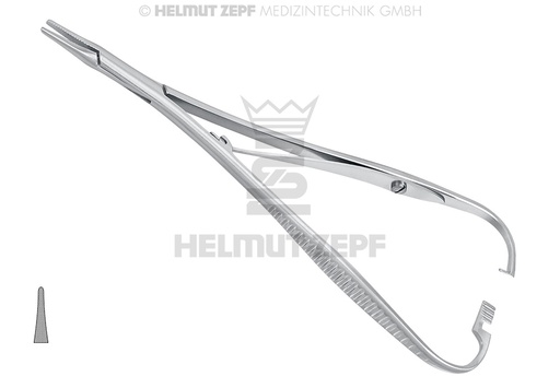 [41.262.17KFO] Instrument de ligature chirurgicale Mathieu, mors fins, 17 cm - Helmut Zepf (41.262.17KFO) - Delynov